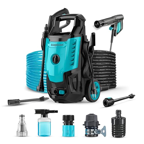 Image of KP-30 Portable High Pressure Car Washer 1800W | 160 Bar Power Cleaner | 5.5 LPM Flow | Electric Pressure Washer for Car, Bike & Home Use