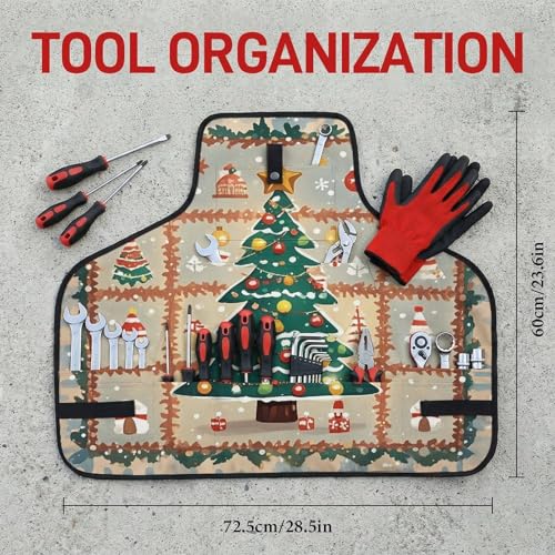 Delantal Herramientas Christmas Tree Mat con Bolsillos miniatura 2