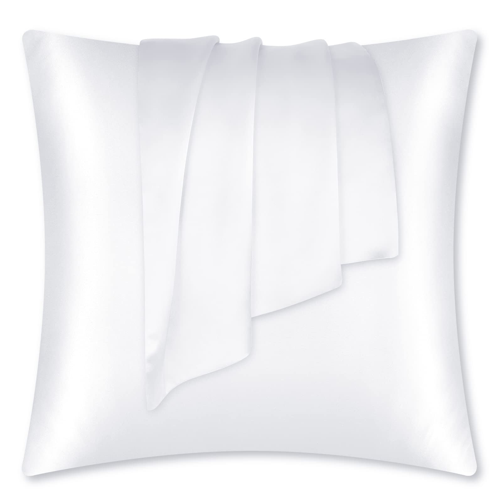 LULUSILK Seide Kissenbezug 80x80cm Weiß, Haar- & Hautpflege, 1 Stück