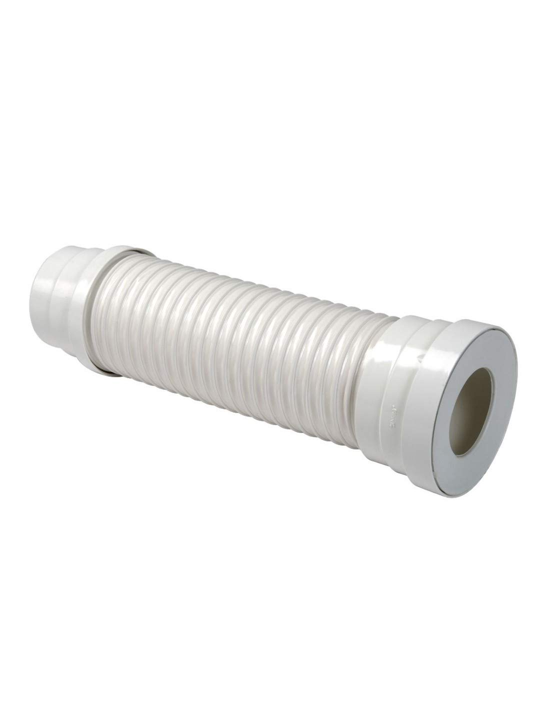 pipe souple pour wc - diamètre 93 / 100 mm - longueur 400 mm - droite - nicoll 1deaflex