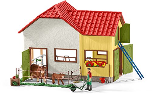 Schleich 42334 - Scheune mit Tieren und Zubehör – Bild 4