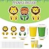 SiliFine 30 Set Daniel and The Lion's Den Craft Kit DIY Sunday School Christian Faith Paper Cup Craft Religious Party Decorations Catholic Bible DIY Gifts for VBS Classroom Home Activities #1