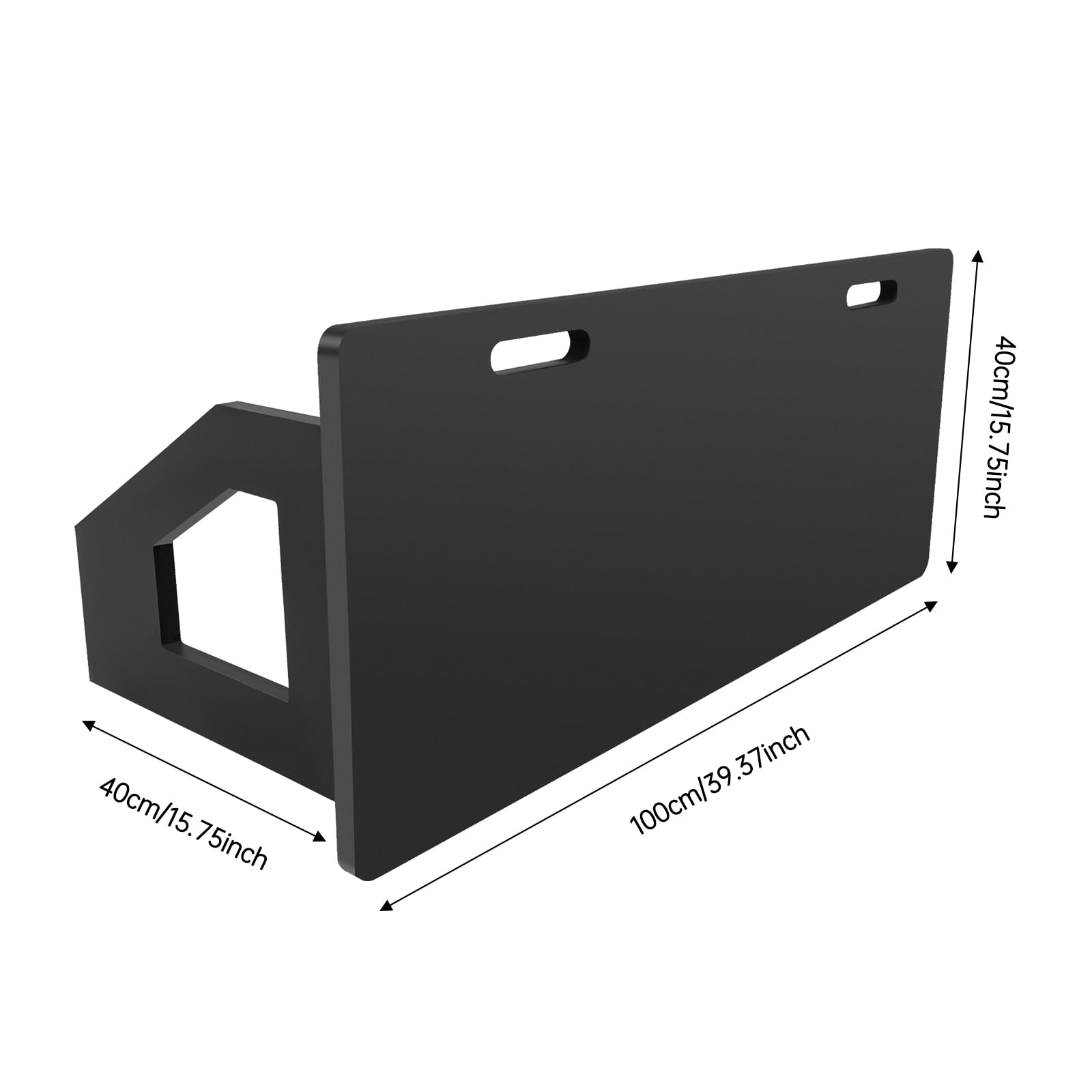 Piłka nożna Rebound Board płyta odbijająca się płyta HDPE, przenośny odbijacz, regulowany 100 x 40 cm, przyrząd treningowy do treningu piłki nożnej, do treningu strzału, kontroli piłki