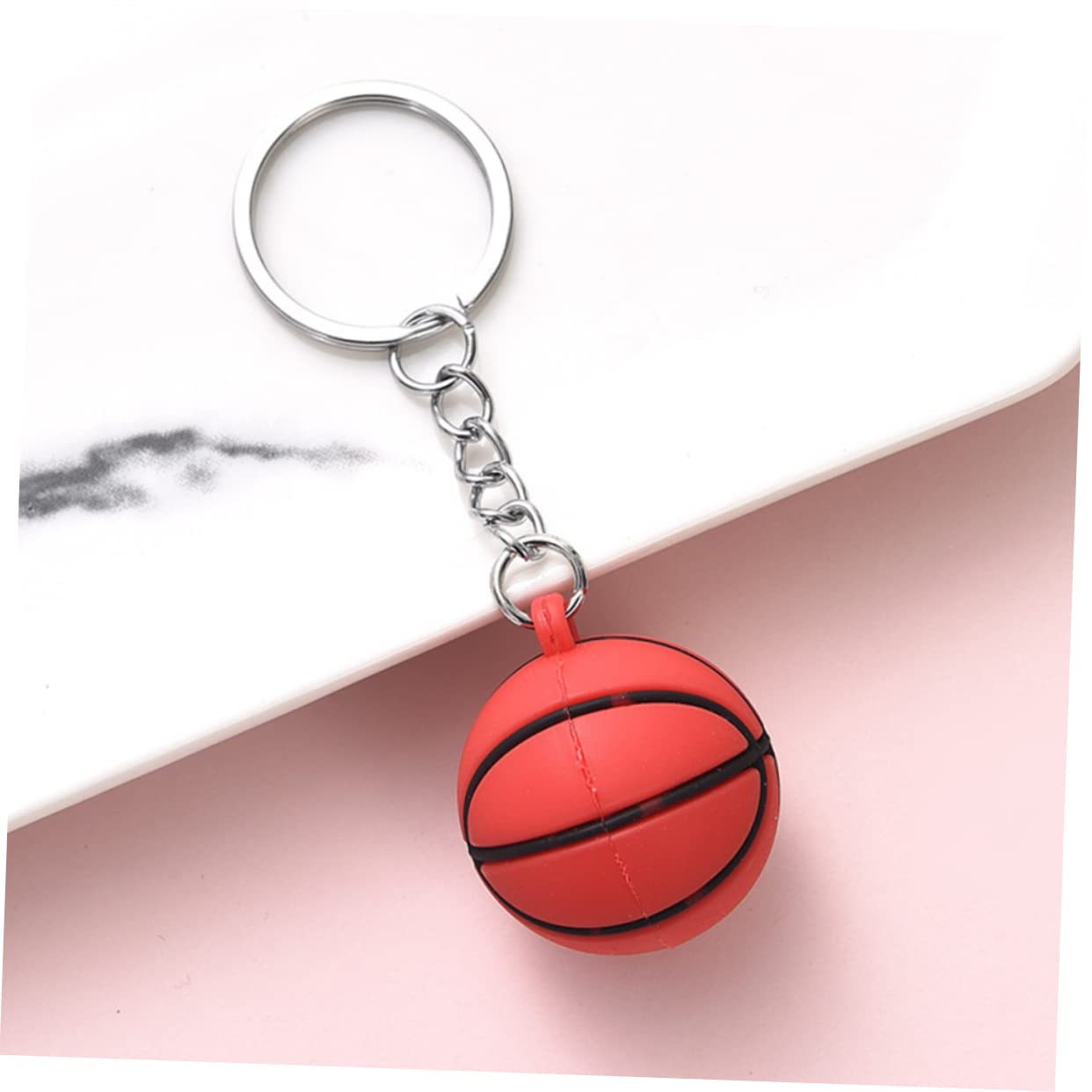 Sleutelhanger Basketbal Goud Zilver - Kado om de hoek Sleutelhanger Basketbal Goud Zilver - Kado om de hoek