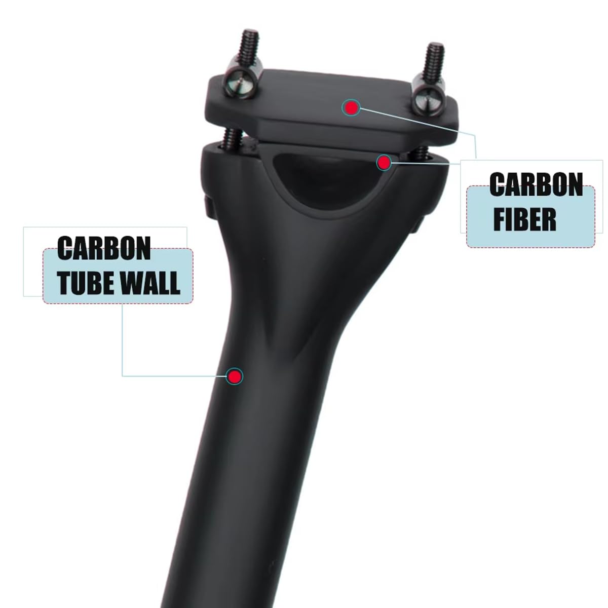 GUSTO カーボン シートポスト 27.2 Amazon | 自転車シートポスト 27.2mm 350mm オフセット 0mm