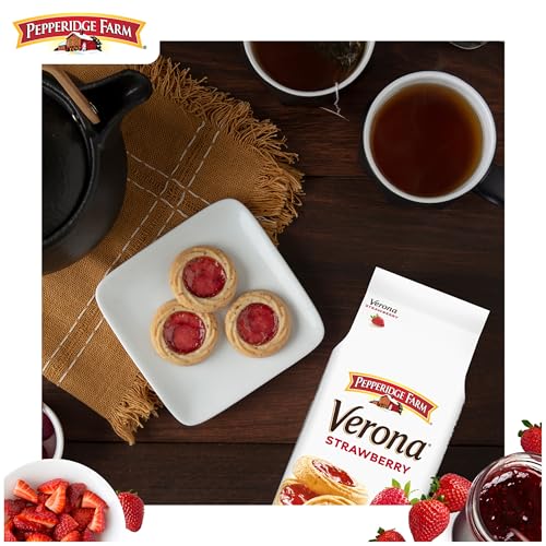 Image of Pepperidge Farm Verona Strawberry Thumbprint Cookies, 6.75 Oz (2 Pack)