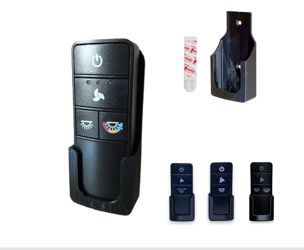 Fan Remote Holder Wall Mount for Home Decorators or Hampton Bay Ceiling Fan Remote - Amelia Ashby Park Blakeridge Camrose Chasewood Chelton Dinton