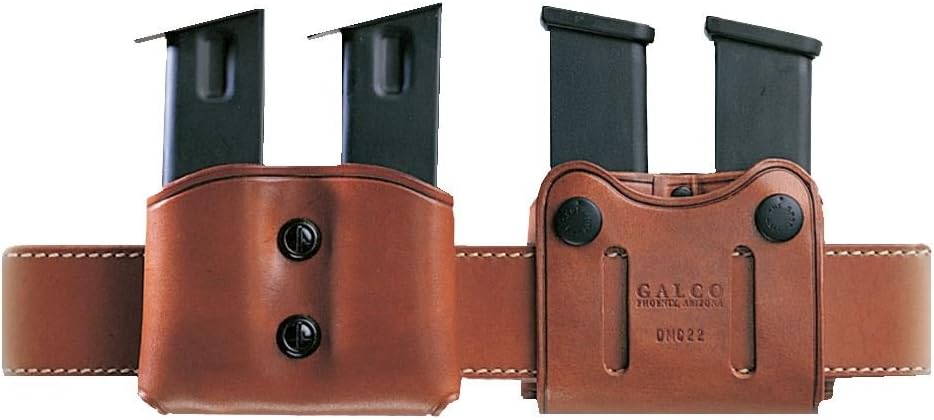 Galco Dmc Double Mag Carrier Black Finish Walther Beretta for Glock HK DMC22B