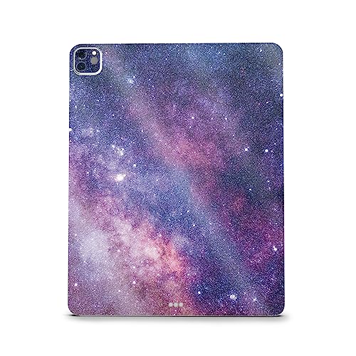 Image of MightySkins Carbon Fiber Skin Compatible with Apple iPad Pro 12.9 inch M2 6th Gen (2022) Full Wrap Kit - Violet Stars | Protective, Durable Textured Carbon Fiber Finish | Easy to Apply | Made in The USA