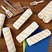 Pinkunn 48 Pcs 9 x 1/2 Paint Roller Covers Nap High Capacity Microfiber Roller Covers for Brush Frame House Painting Supplies for All Surfaces, Home Repair Tools (Yellow Stripe)