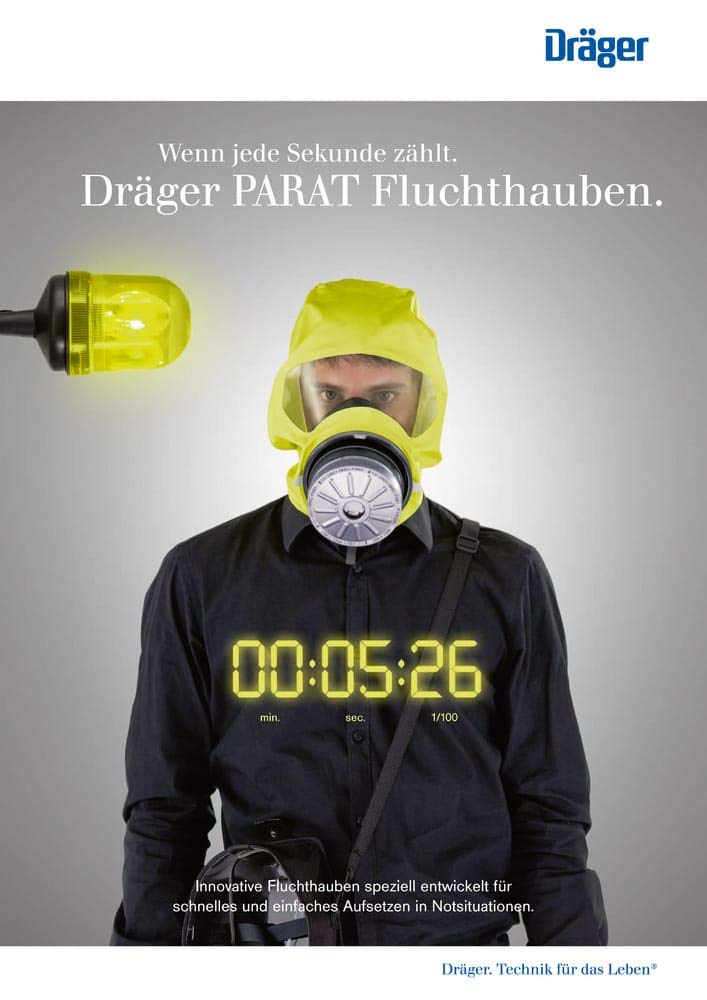 Dräger – PARAT 4730 – Industrie fuite Couvercle – Hard Case