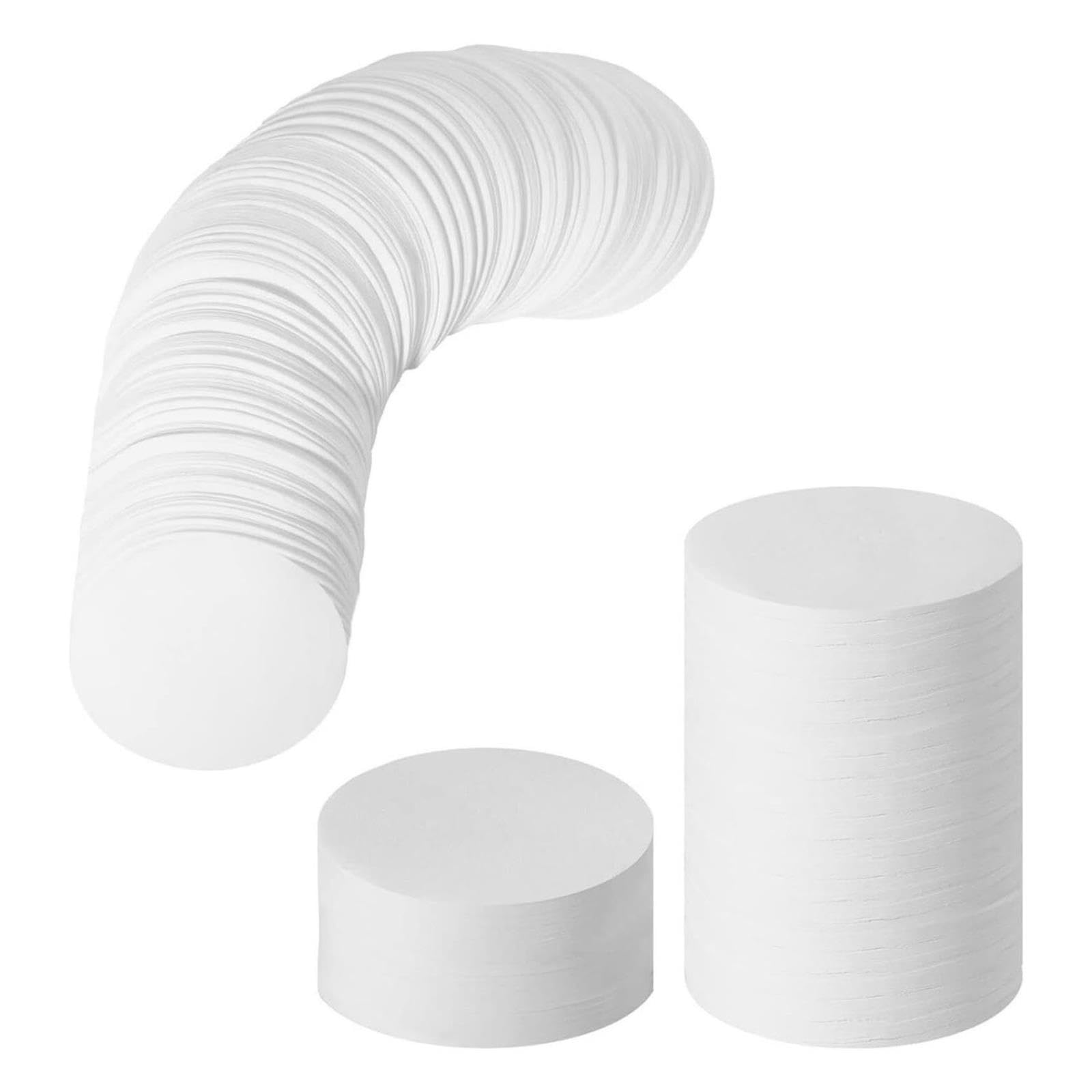 700 Uds. Filtros De Café Papel Redondos, 1-4 Tazas Por Goteo(White,60mm)