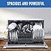 Farberware Portable Countertop Dishwasher - 7-Program System for Home, RV, and Apartment - Wash Dishes, Glass, and Baby Products - Hookup Required