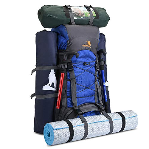 Bseash SA008 60L Internal Frame Waterproof Hiking Camping Backpack thumb #5