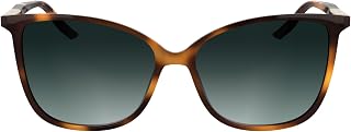 Calvin Klein Women's Sunglasses CK25504S - Havana with Gradient Petrol Lens