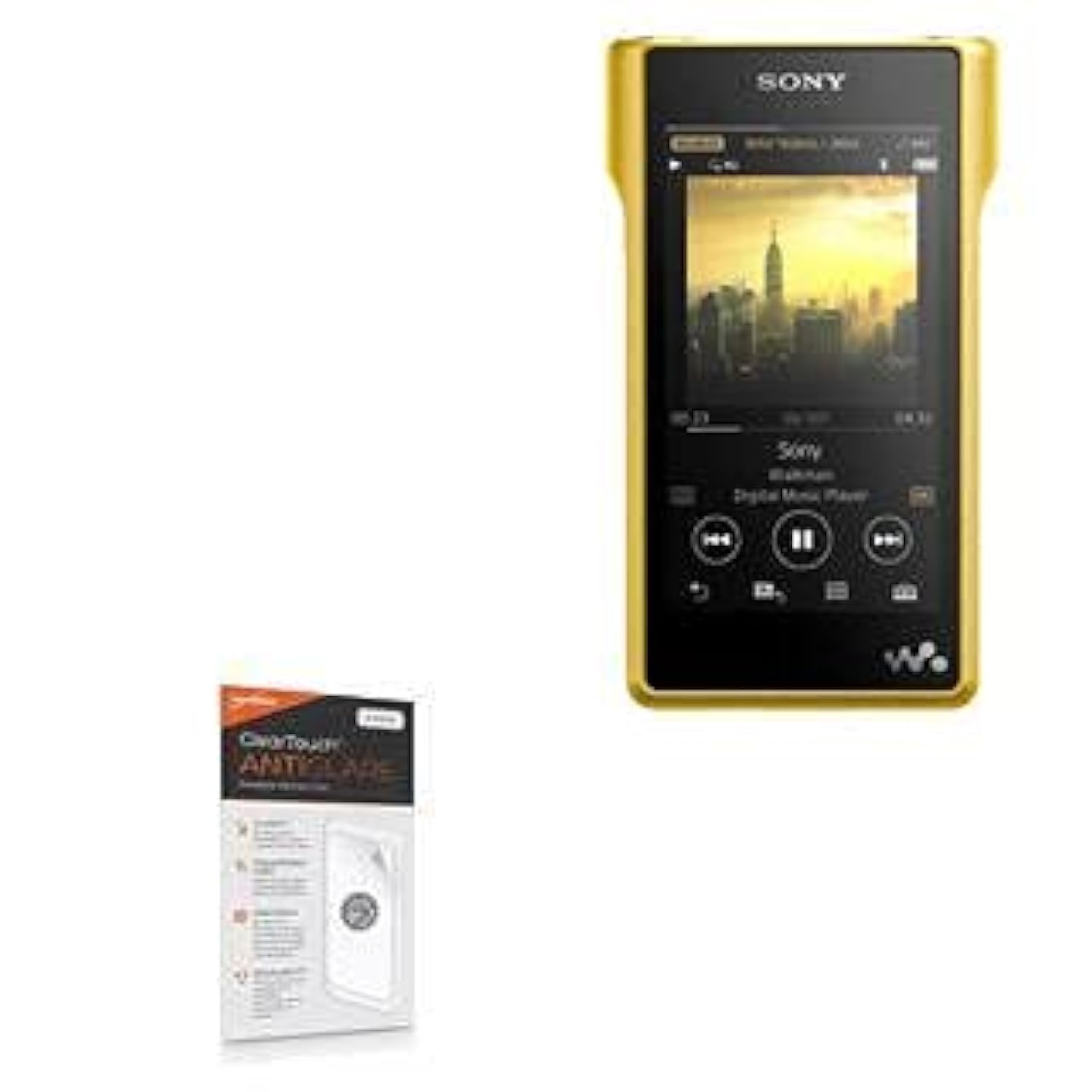 Protection Écran Verre Trempé 9H Pour Sony NW-A100 à A107 - Anti-Rayures Et Empreintes - Lot De 2