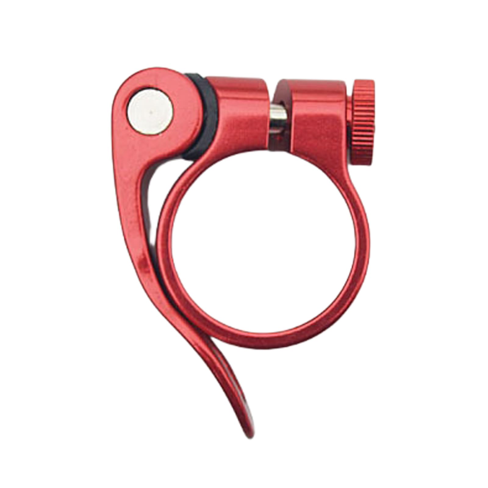 Tsophreniq Aluminum Alloy Seat Tube Clamp Replacement Bicycles Seatpost Clamps Quickly Release Seatpost Collar Clamp Rings Enduring Road Bike Tube Clip Bike Saddle Clamps