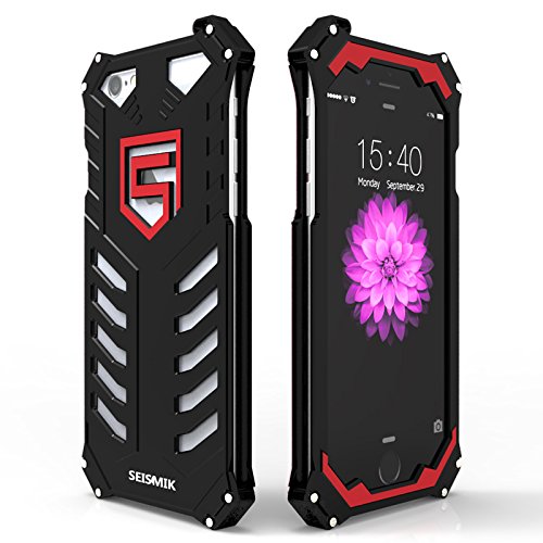 Military-Grade Protection metal iPhone 6s plus case,Black
