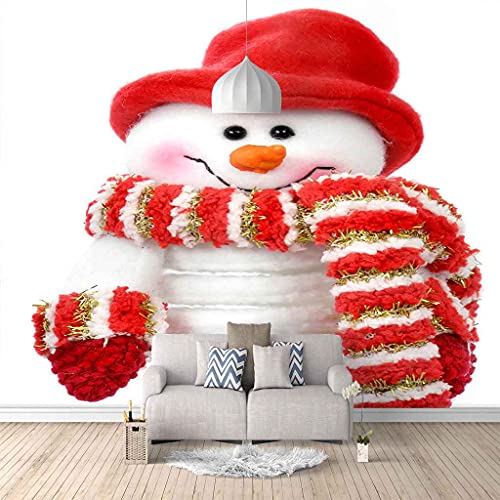 Papier peint Noël 3D en toile haut de gamme pour intérieur chic