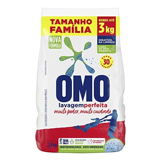 OMO Sabão Em Pó Omo Lavagem Perfeita 2.4Kg Bag