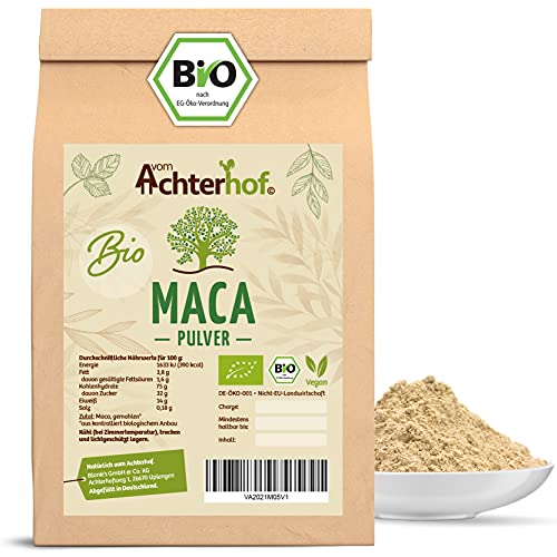 Maca Pulver BIO | 500g | 100% reines Macapulver aus Peru | vom-Ac...