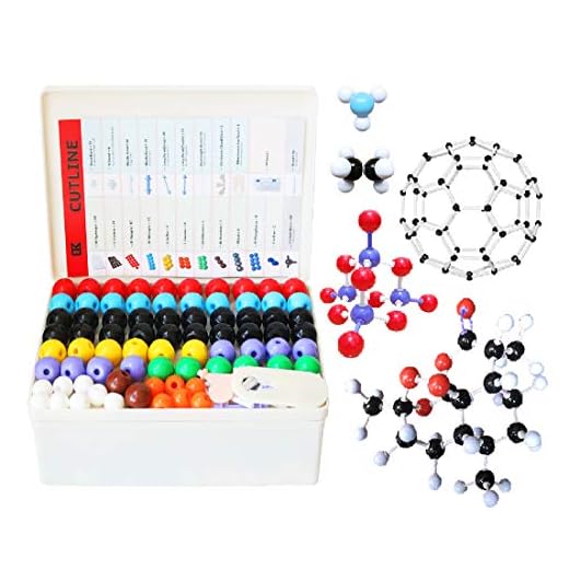 LINKTOR Chemistry Molecular Model Kit (444 Pieces), Student or Teacher Set for Organic and Inorganic Chemistry Learning, Motivate Enthusiasm for Learning and Raising Space Imagination, A Fullerene Set