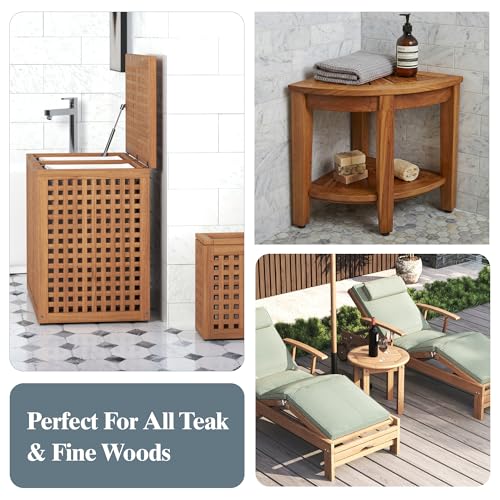 Image of AquaTeak Care Kit, Teak Oil & Wood Cleaner Brightener, 16 oz Each