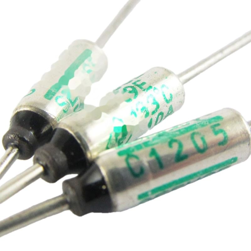 5PCS Cutoffs SF129E Thermal Fuse 133 Degree 10A 250V