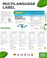 vit4ever Augen Vitamin Komplex - 180 Kapseln - hochdosiert – Ansicht 7