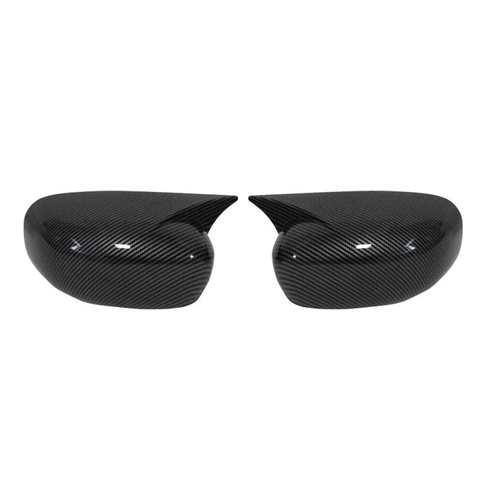 Car Sticker Cover Rearview Side Mirror Exterior Door Wing Cap Trim for Chrysler 300/300C 2005-2010 Car Wing Mirror Covers(Carbon)