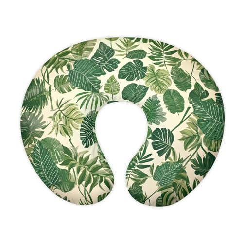 Image of Monstera Baby Nursing Pillow Cover for Bottle Feeding, Soft Breastfeeding Pillow Slipcover Easy to Clean Breathable Pillow Cover for Infant Snug