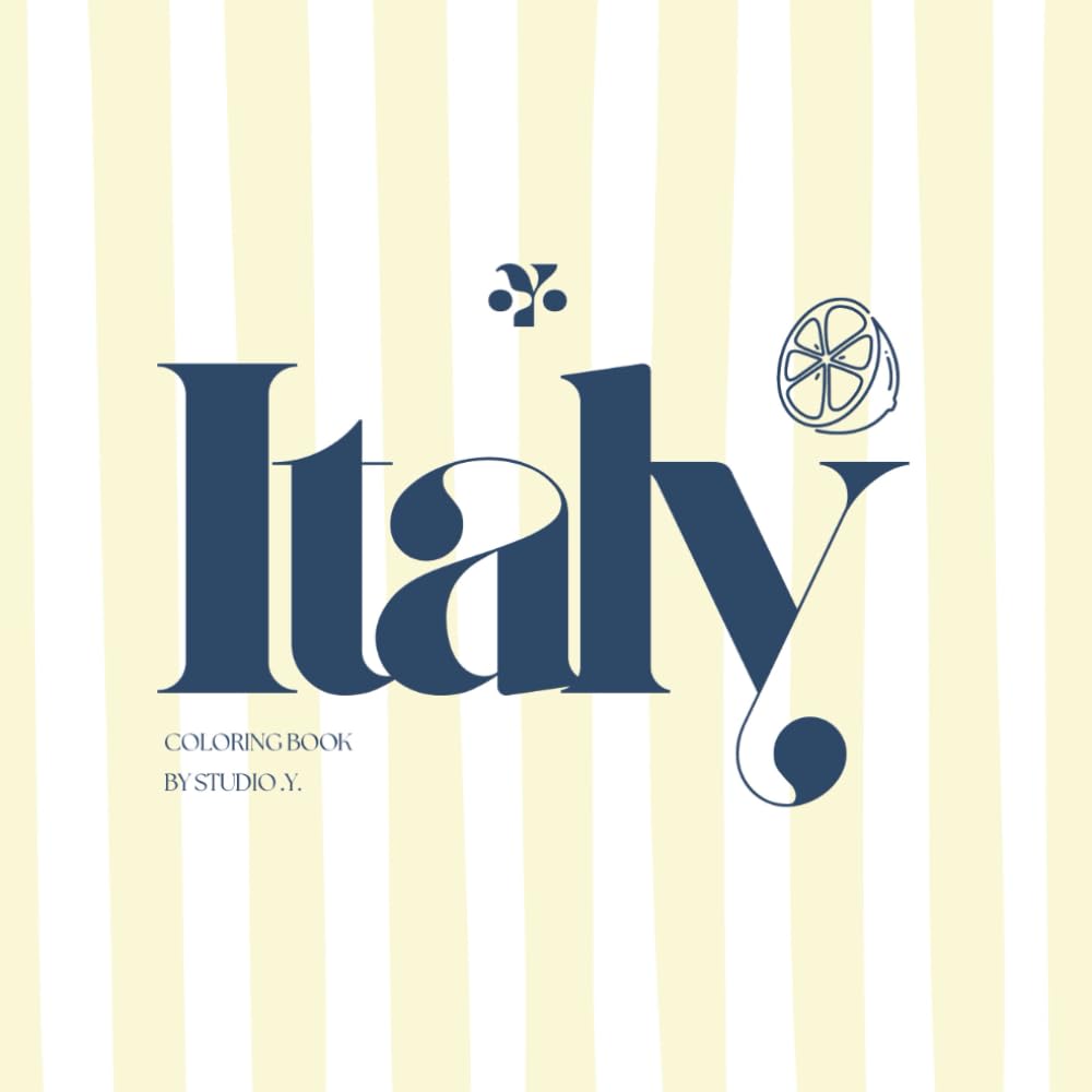 Italy: Coloring Book By Studio .Y.