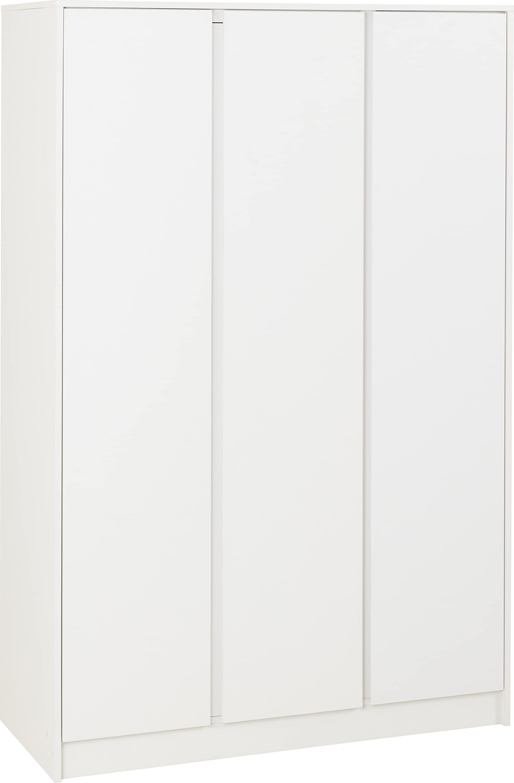 Seconique Malvern 3 Door Wardrobe in White