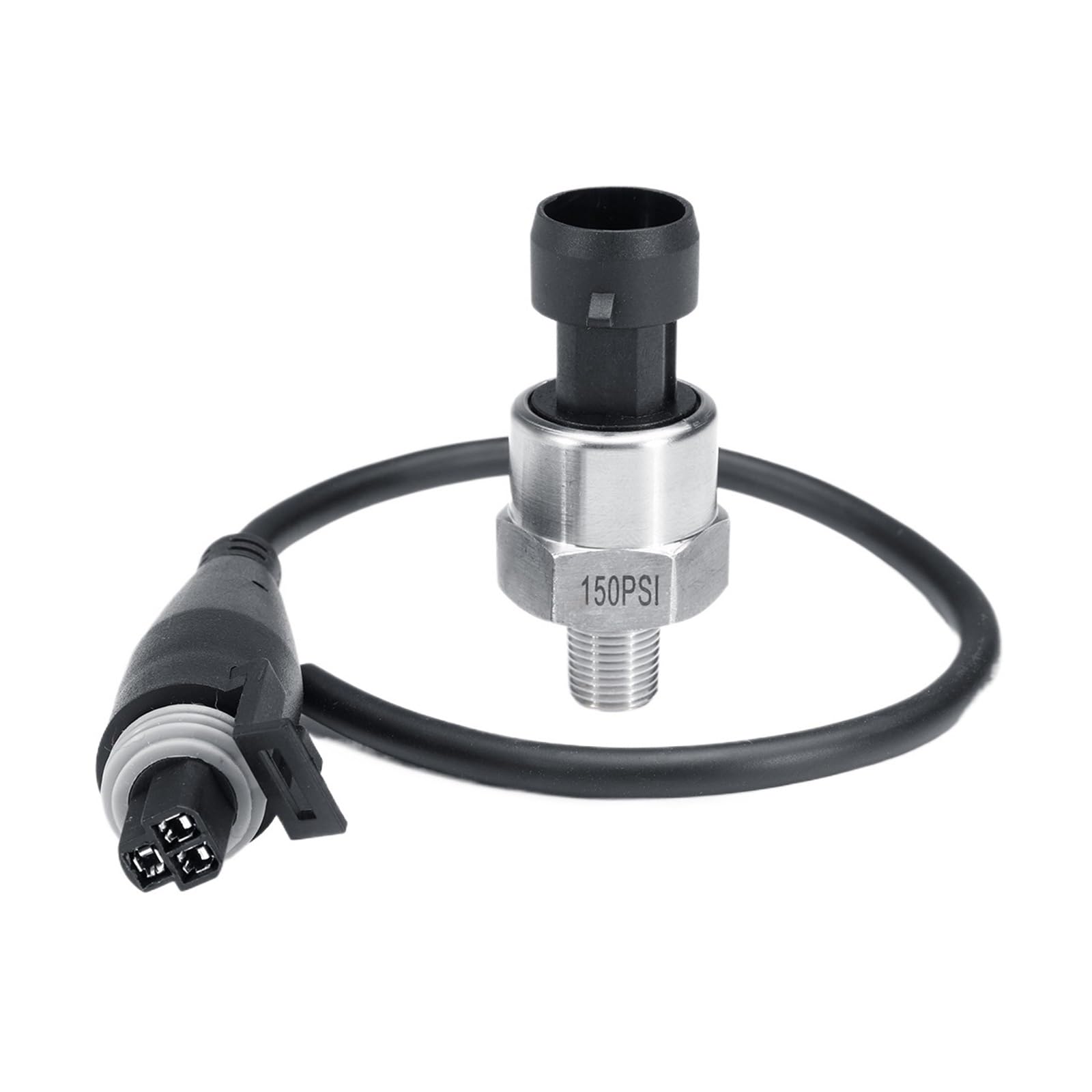 Sensor de presión 1/2X 150Psi DC5V 1/8NPT Olio Aria Acqua in acciaio inossidabile(12 K Width 4(125))