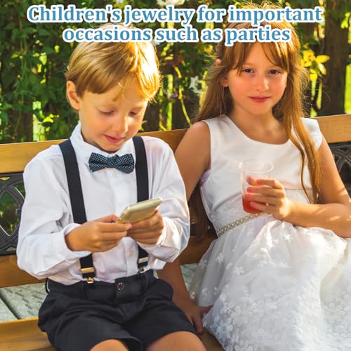 Kids Suspenders, Elastic Toddler Suspenders with Strong Metal Clips, Adjustable Y-Back for Girls and Boys3