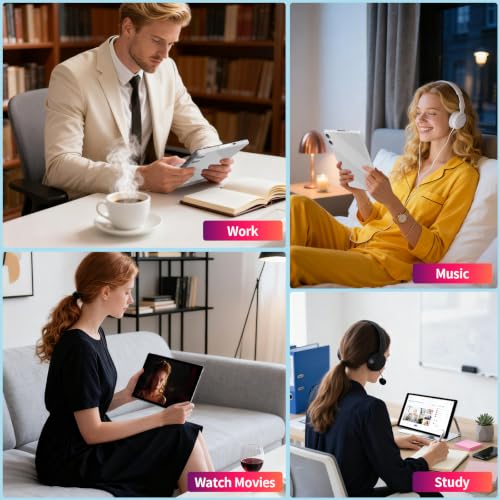 Image of Tablet 10 inch Android 16, 32GB+1TB Storage, 1280x800 IPS White
