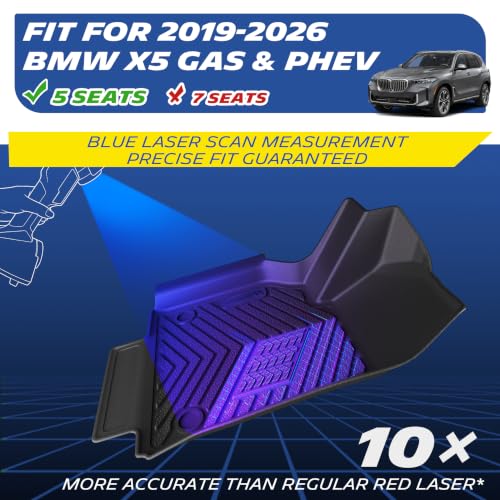 Image of Michelin Vehicle Mats for 2019-2026 BMW X5 Gas & PHEV, 5 Seats, 7 PCS