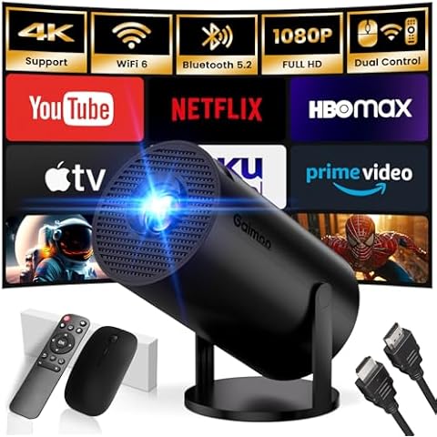 Gaimoo GM200 1080P FHD Smart Projector Cover