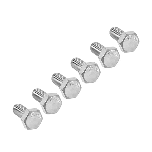 uxcell M8x16mm Hex Bolts 304 Stainless Steel Hexagon Screw Bolt 6pcs