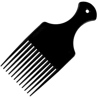 مشط شعر أفريقي للشعر المجعد، متعدد الألوان