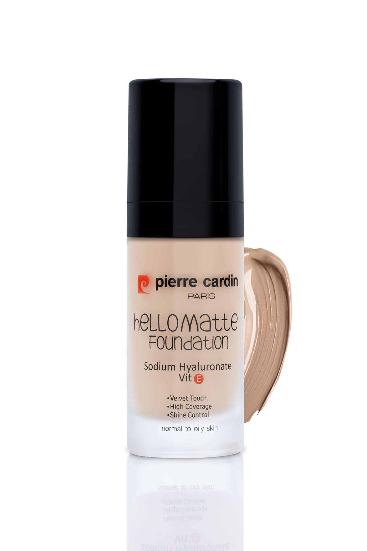 Pierre Cardin Hello Matte Yüksek Kapatıcı Etkili Mat Fondöten Sun Beige