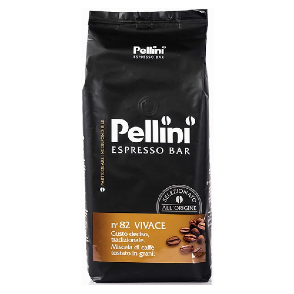 Pellini Caffè, Pellini Espresso Bar Vivace No.82 Roasted Coffee Beans - 1 kg