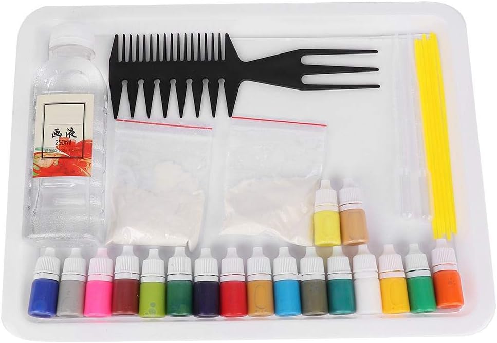 Paint Kits, Kids Water Color Ebru Starter Set Art of