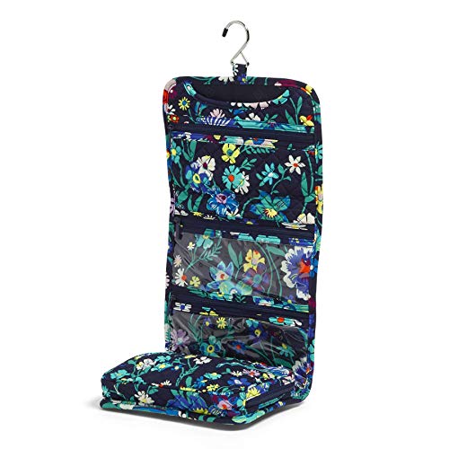 Vera Bradley Signature Cotton Compact Hanging Travel Organizer, Moonlight Garden