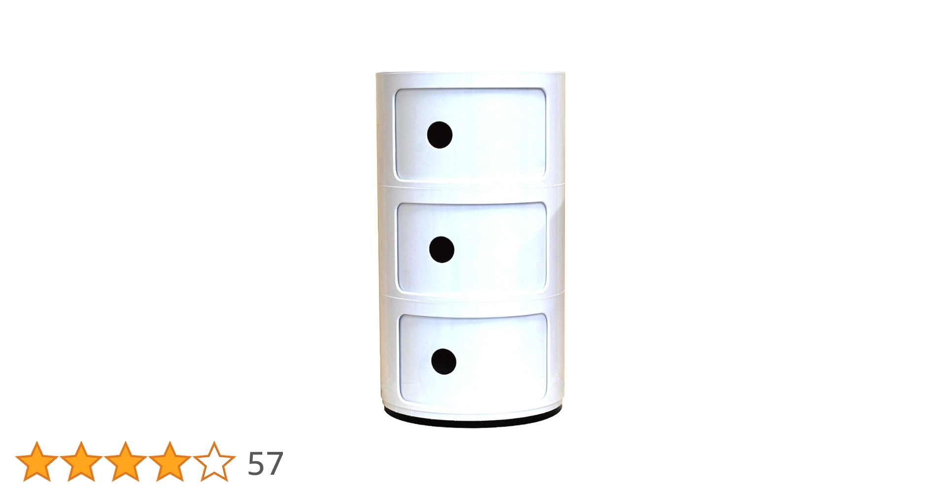 コンポニビリオフ 抹茶 円柱型 3段収納ボックス コンポニビリオフ 抹茶 円柱型 3段収納ボックス