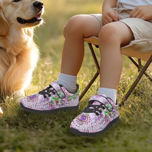Kids Shoes Boys Girls Lightweight Non Slip Athletic Walking Running Tennis Shoes Outdoor Sports Sneakers Size 11-153