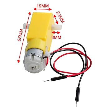 Amazon.com: DIYmall TT Motor with Leads DC 3-6V Gearbox