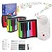 49 Keys Roll Up Piano for Kids Beginner Upgraded Portable Piano Keyboard Mat with Sticker Build-in Speaker Rainbow Color