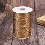 RiToEasysports Bricolaje tejido a mano cuerda collar línea de cera suave y delicada para la fabricación de joyas (8#marrón)