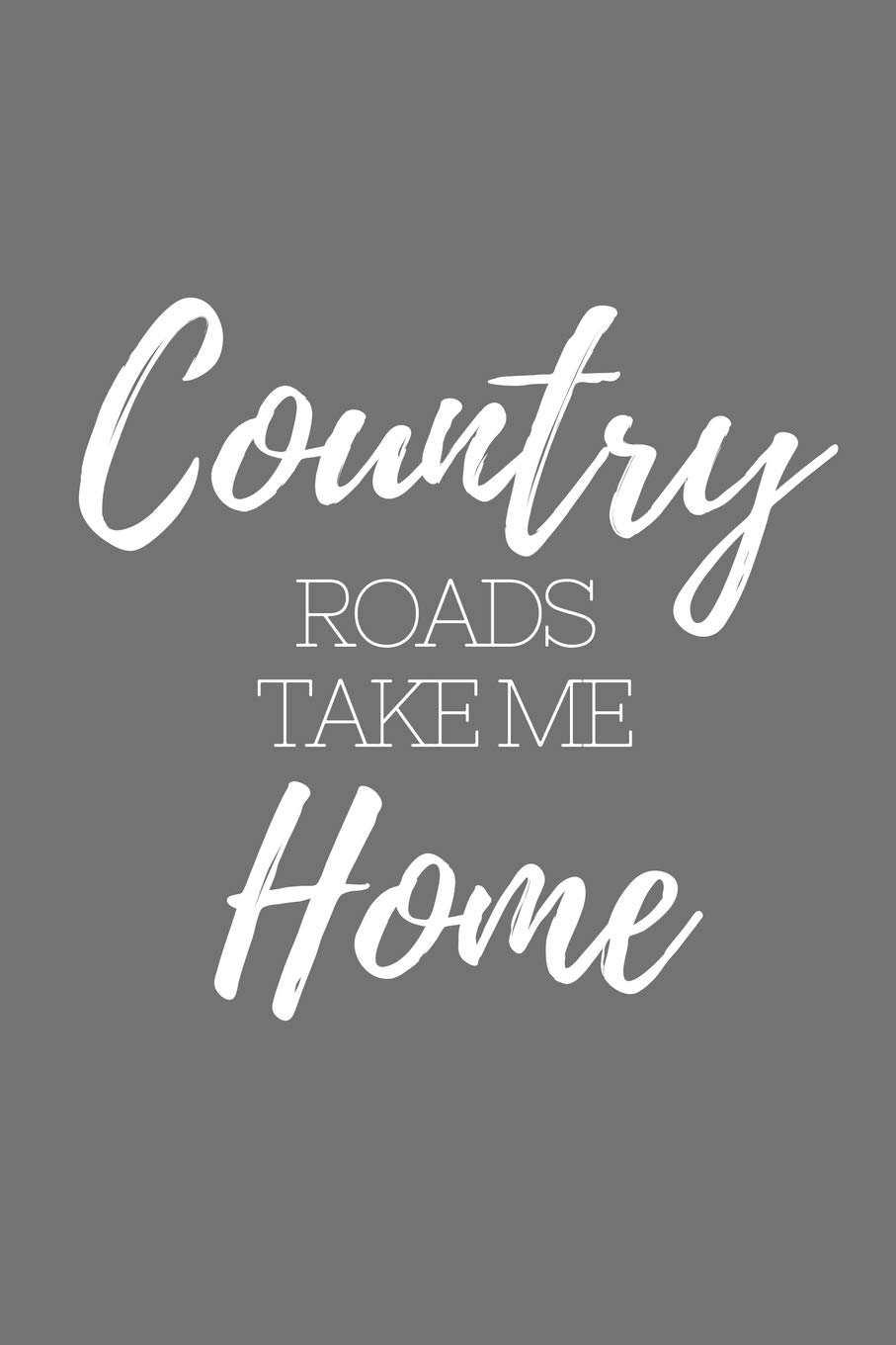 Cahier John Denver Country Roads inspiré de la musique folk
